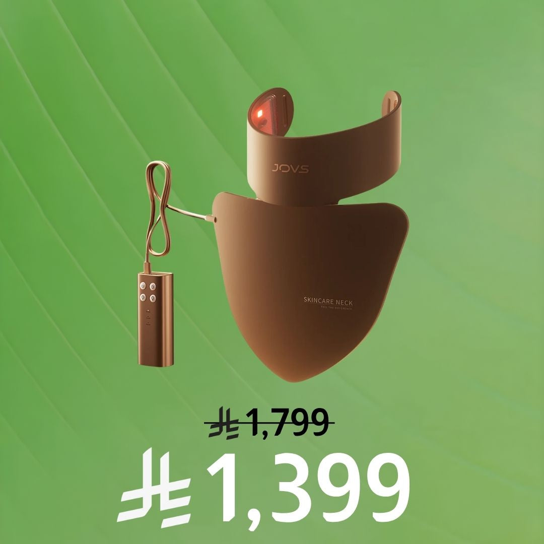 قناع JOVS بضوء LED للرقبة والصدر