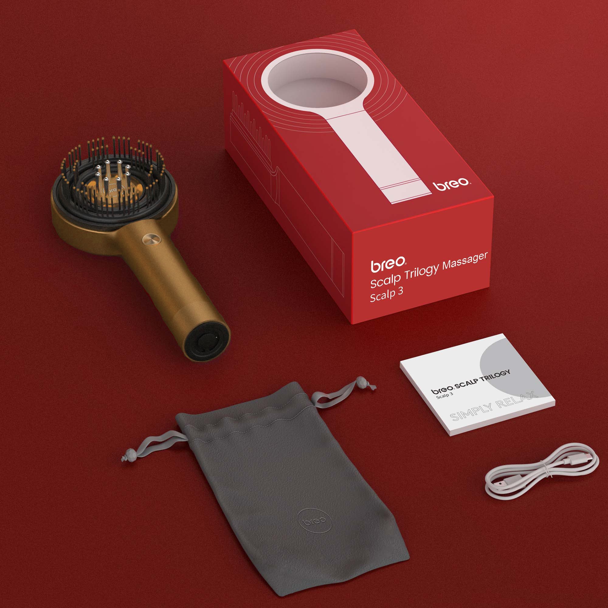 جهاز تدليك فروة الرأس من بريو