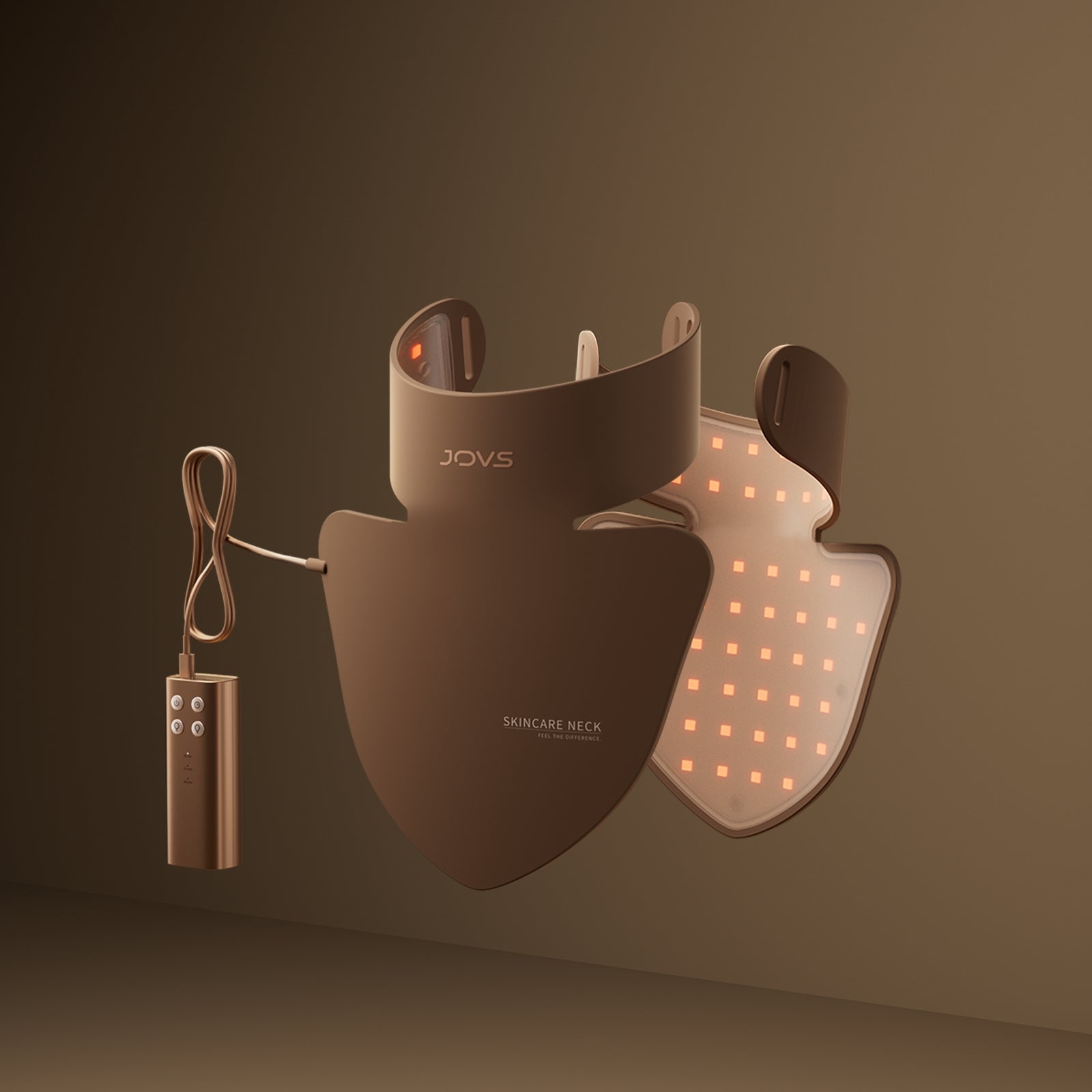 قناع JOVS بضوء LED للرقبة والصدر
