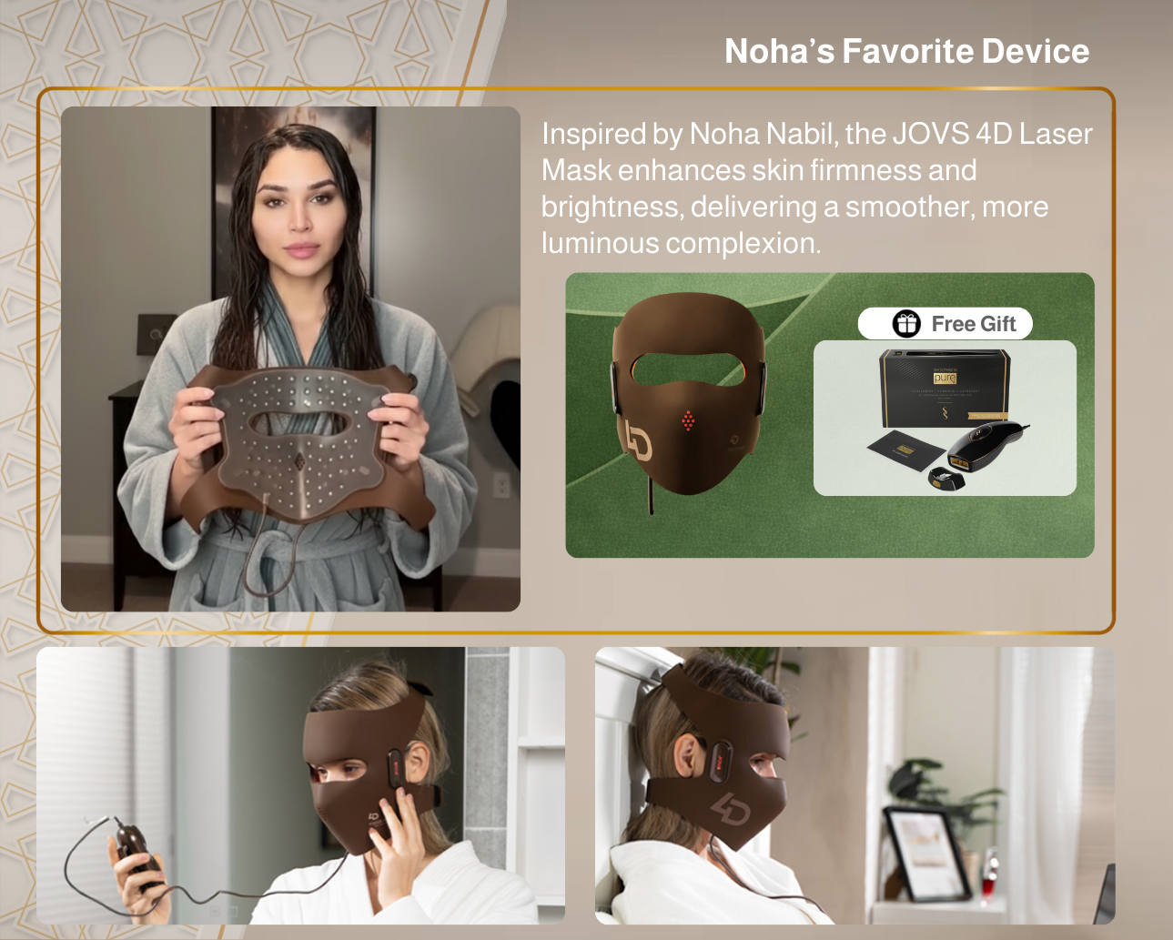 JOVS 4D Laser Anti-Aging Therapy Mask