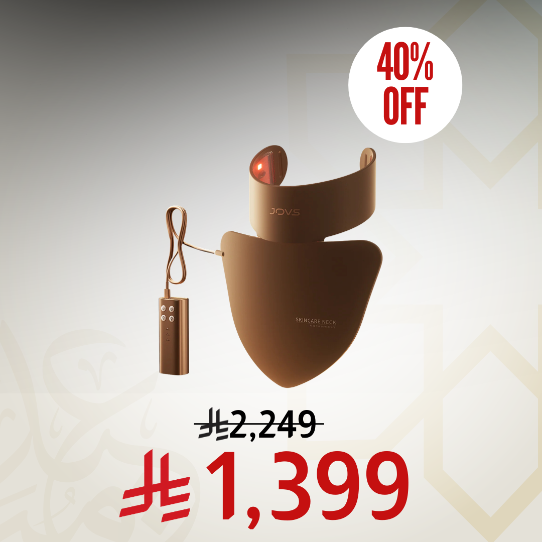 قناع JOVS بضوء LED للرقبة والصدر